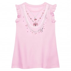 GUESS φόρεμα παιδικό κορίτσι K6RK02KA6W4-A61T ροζ